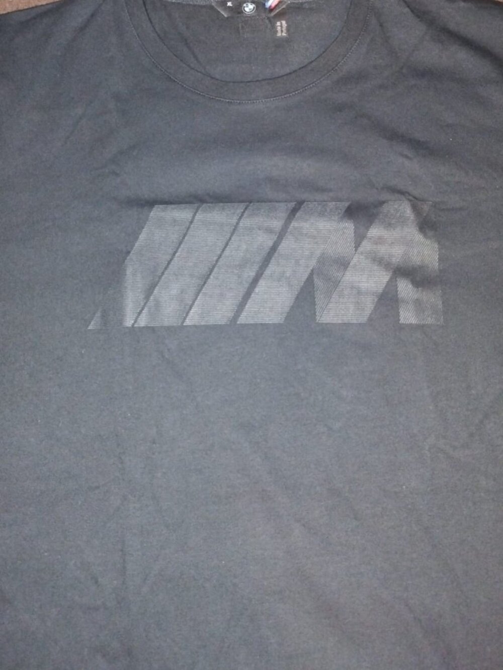 BMW M Motorsport Men's Black T-Shirt Size XL - Authentic Lifestyle Collection